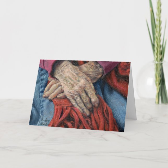 "Hands of Time" Blank Note Card (Front)