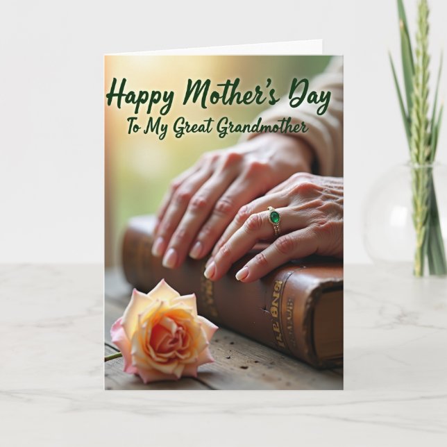 Hands Of Time Mothers Card (Front)