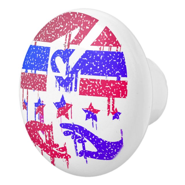 Hands of Unity Ceramic Knob (Right)