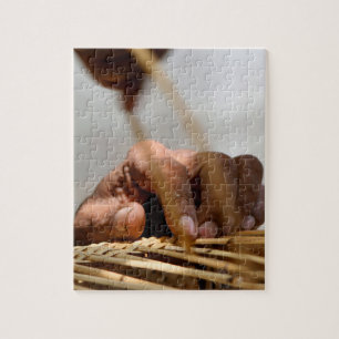 Hands of Weaver Jigsaw Puzzle