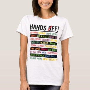 Hands Off Bruh Medicaid Medicare Social Security T T-Shirt