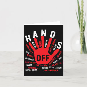 Hands Off Medicaid Medicare Social Security Trump Card