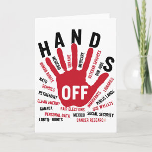 Hands Off Medicaid Medicare Social Security Trump Card
