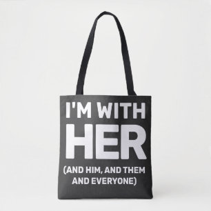 Hands Off Movement I'm with Her LGBTQ Civil Rights Tote Bag
