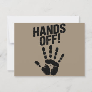 Hands Off My Country My Body Medicare Political  Postcard