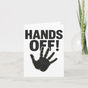 Hands Off My Country My Body Medicare Political Pr Card