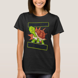Hands Off My Turtle Red Eared Slider Tortoise Pain T-Shirt