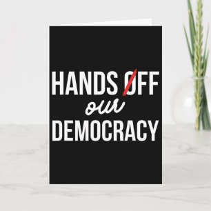 Hands Off Our Democracy Protest April 5th Anti Tru Card
