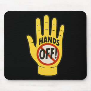Hands Off Protest April 5th Resistance Anti Trump Mouse Pad