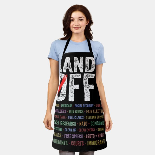 Hands Off Protest Apron (Worn)