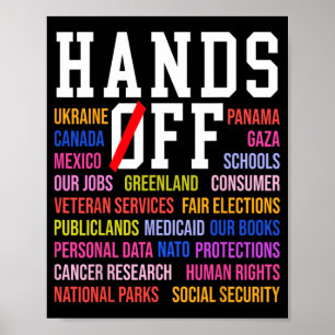 Hands Off Protest Saturday April 5 Men Women 8 Poster