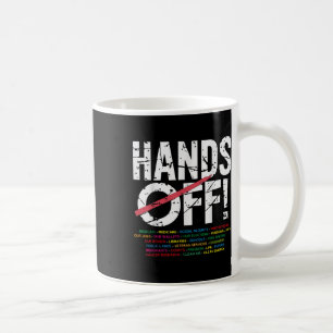 Hands Off Protest Social Security & Medicare Coffee Mug