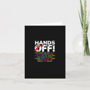 Hands Off Protest Social Security And Medicare Pro Card