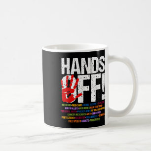 Hands Off Protest Social Security And Medicare Pro Coffee Mug