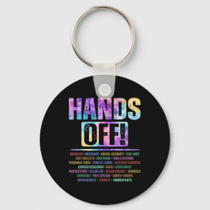 Hands Off Protest Social Security And Medicare Pro Key Ring