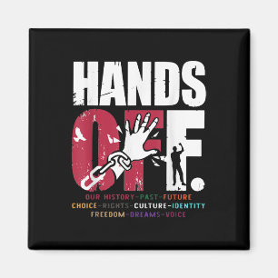 Hands Off Protest Social Security And Medicare Pro Magnet