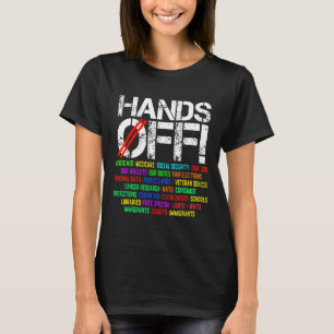 Hands Off Protest Social Security And Medicare Pro T-Shirt