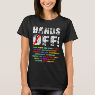Hands Off Protest Social Security And Medicare Pro T-Shirt