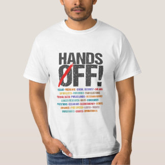 Hands Off Protest Social Security And Medicare Pro T-Shirt