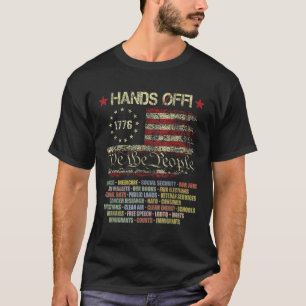 Hands Off Protest Social Security And Medicare Pro T-Shirt