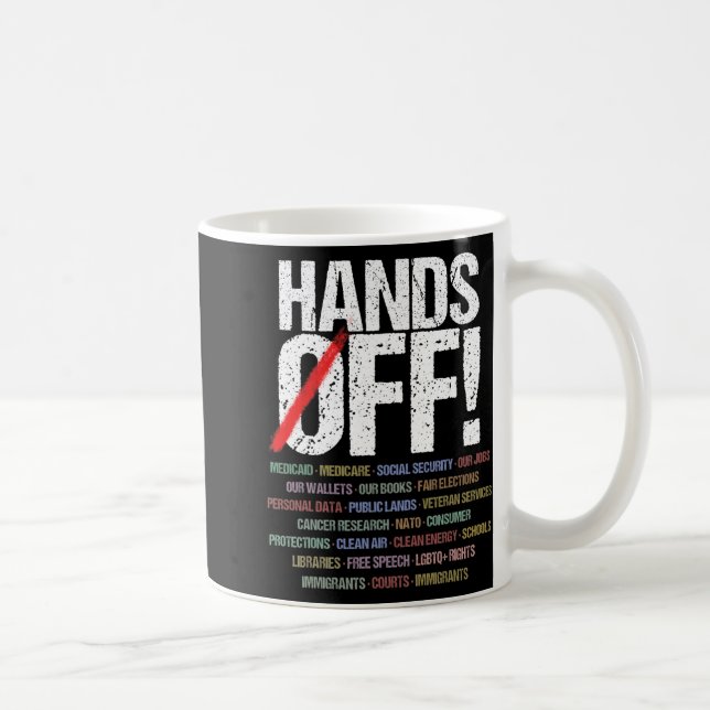 Hands Off Protest T-shirt1.png  Coffee Mug (Right)