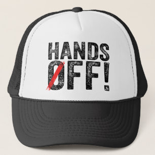 Hands Off Protest Trucker Hat