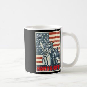 Hands Off Resist Resistance Save Democracy And Soc Coffee Mug