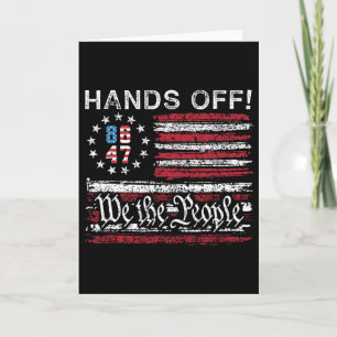 Hands Off Social Security Medicare Medicaid Protes Card