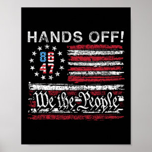 Hands Off Social Security Medicare Medicaid Protes Poster