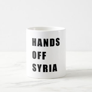 Hands off Syria Coffee Mug