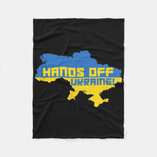 Hands Off Ukraine In Ukranian Protest Against Puti Fleece Blanket