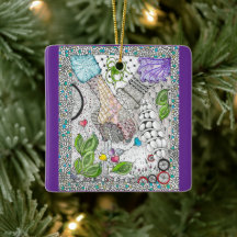 Hands Over Hearts Ornament