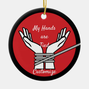Hands Tied Thunder_Cove Ceramic Ornament