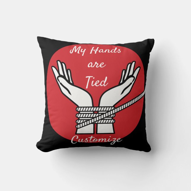 Hands Tied Thunder_Cove  Cushion (Front)
