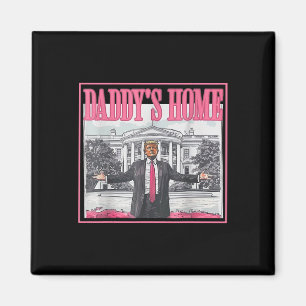 Hands Wide In Front Of White Daddy's Home House Pi Magnet