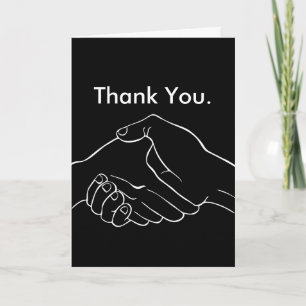 Handshake Hands Greeting Card