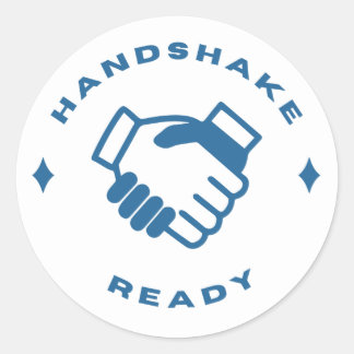 Handshake Ready sticker