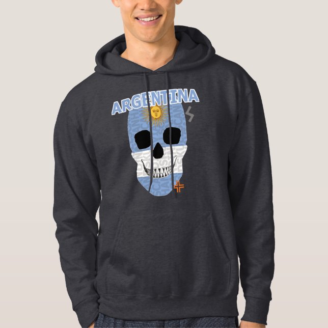 HANDSKULL Argentina Hooded Sweatshirt B2 (Front)