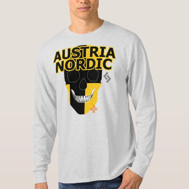 HANDSKULL Austria Nordic Long Sleeve T-Shirt B2 (Front)