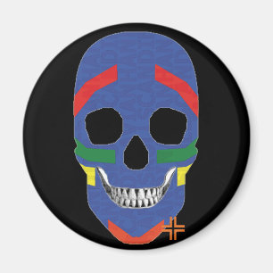 HANDSKULL Avatar round magnet   B2