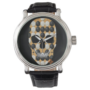 HANDSKULL Baduk watch mens leather  B2