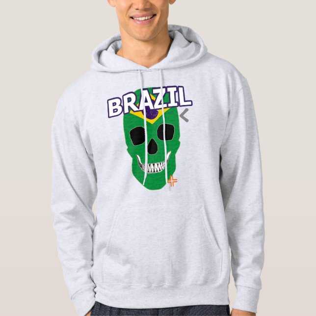 HANDSKULL Brazil Hooded Sweatshirt B2 (Front)