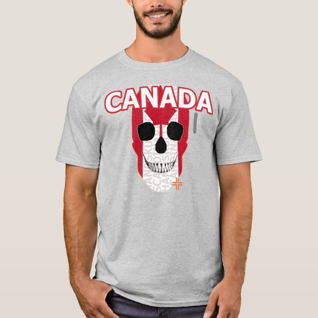 HANDSKULL Canada t-shirt basic B2 (Front)
