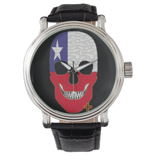 HANDSKULL Chile watch mens leather B2