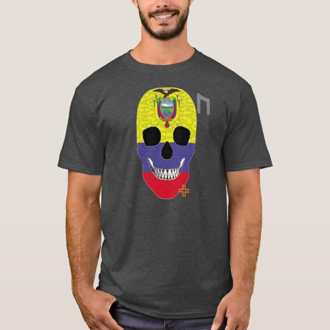HANDSKULL Ecuador t-shirt basic B2 (Front)