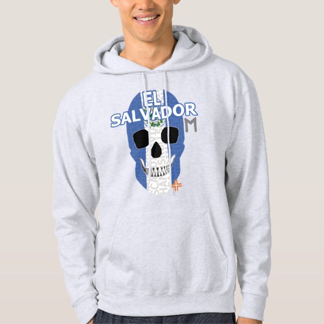 HANDSKULL El Salvador Hooded Sweatshirt B2 (Front)