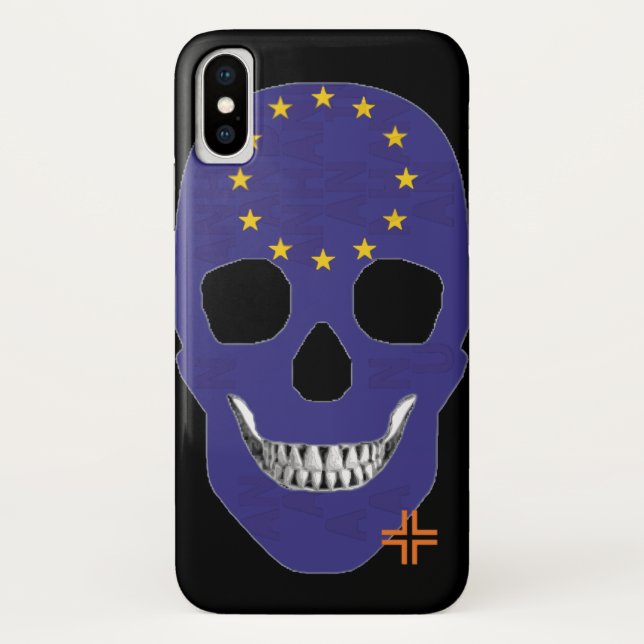 HANDSKULL Europe case iPhone X   B2 (Back)