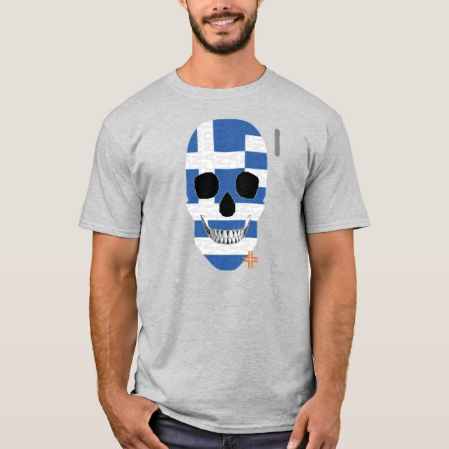 HANDSKULL Greece t-shirt basic B2 (Front)