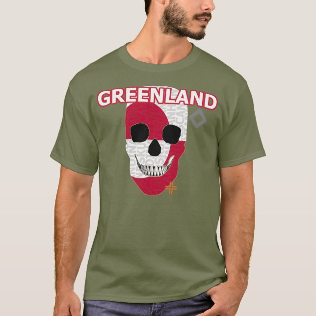 HANDSKULL Greenland t-shirt basic B2 (Front)