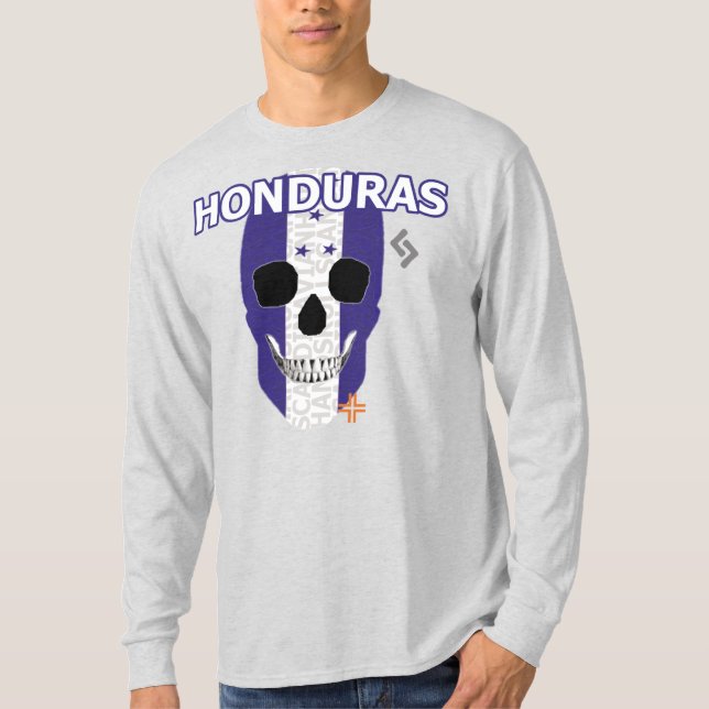 HANDSKULL Honduras Long Sleeve T-Shirt B2 (Front)